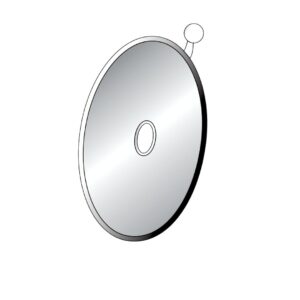 ZIEGLER, Head Mirrors, Mirror Only Ø80mm, 80mm