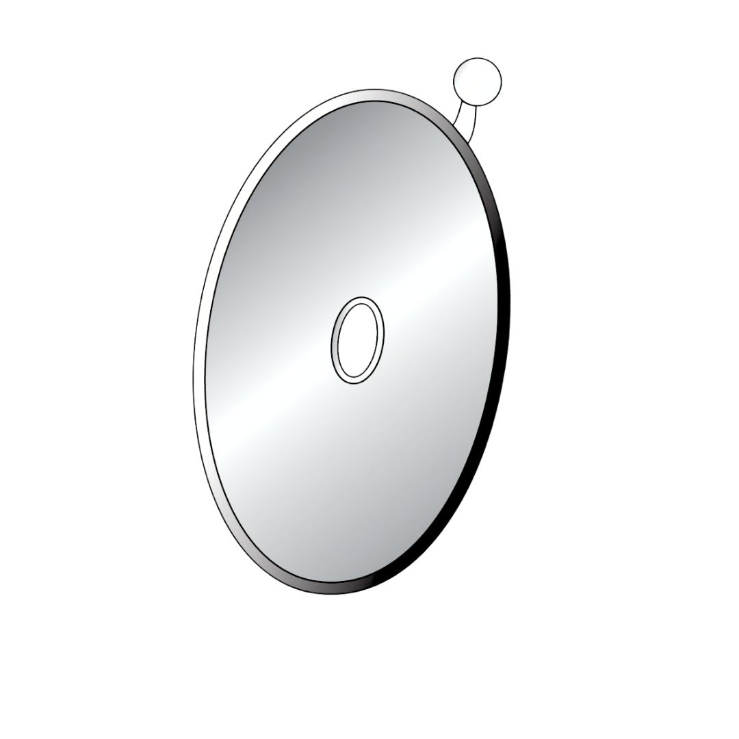 ZIEGLER, Head Mirrors, Mirror Only Ø80mm, 80mm