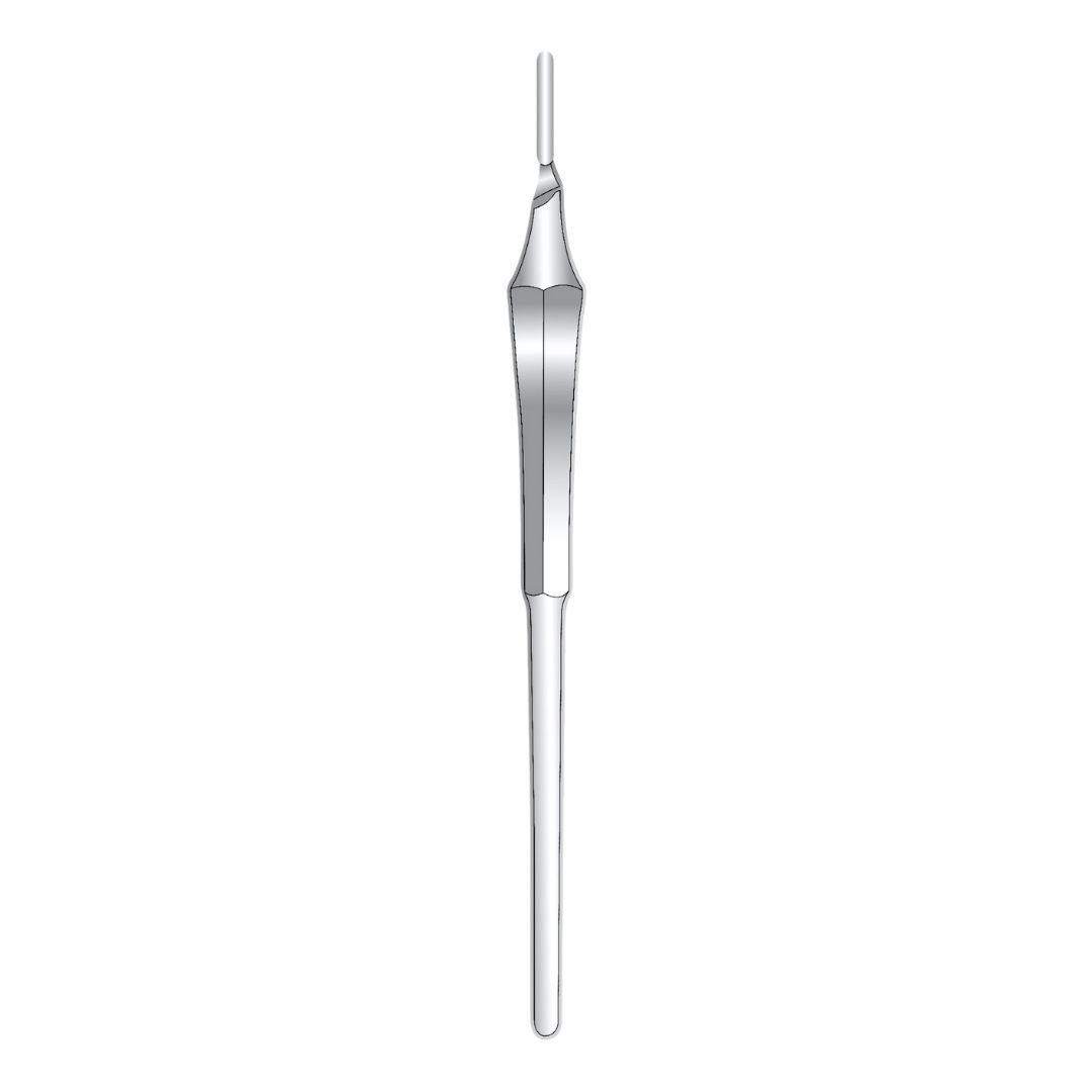 Scalpel Handle, (Hollow Round Handle), 15cm