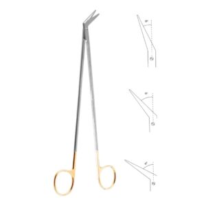 DeBAKEY, TC Scissors, 25°, 19cm