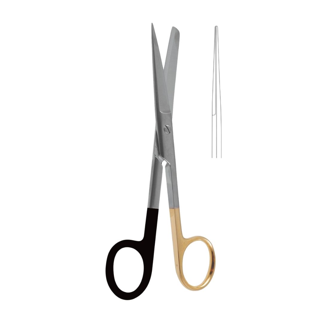 STANDARD, Super Cut Plus TC Scissors, Straight, Sharp/Blunt, 14.5