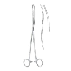 BOZEMANN, Swab Forceps, S-Shape, 26cm