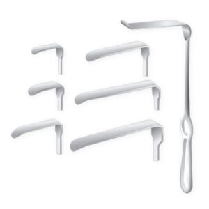OBWEGESER, Mouth, Jaw, Face Surgery Retractors, 7mm x 25mm, 22cm